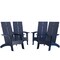 Flash Furniture 4 Pack Navy Modern 4 Slat Back Adirondack Chairs 4-JJ-C14509-NV-GG - alternate 6